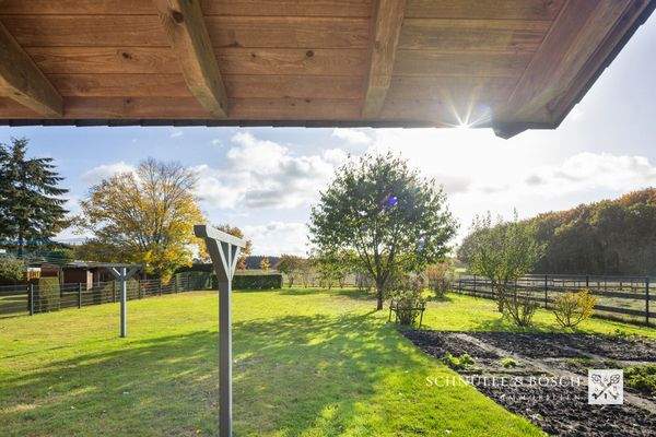 Der Blick in die Felder lässt den Alltag vergessen