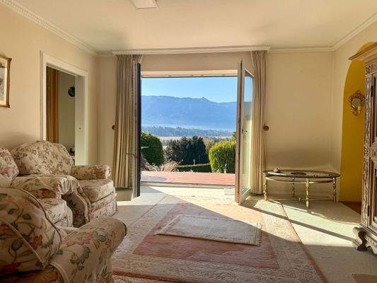 Blick aus dem Wohnzimmer