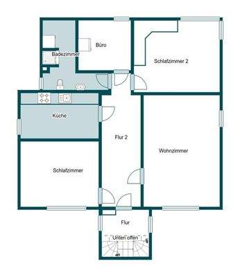 Grundriss Skizze 1.OG