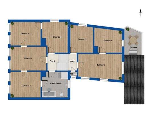 Grundriss Obergeschoss