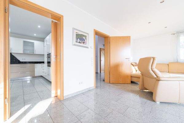 Verbindung Wohnbereich und Küche