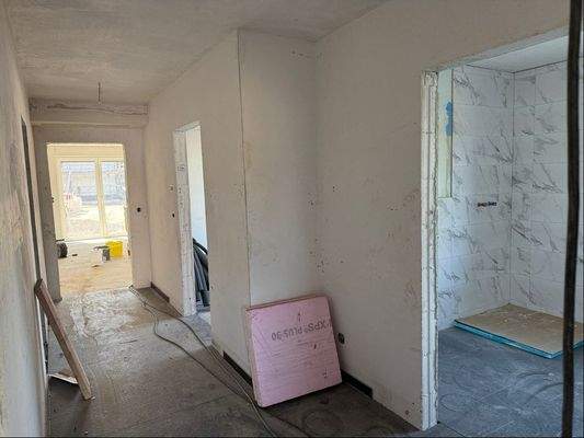 Beispiel Flur Haus 1 (Aktueller Bautenstand: 12.04.25)