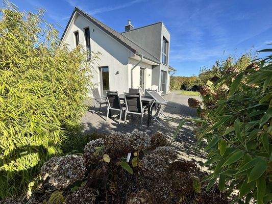 Blick auf die Terrasse