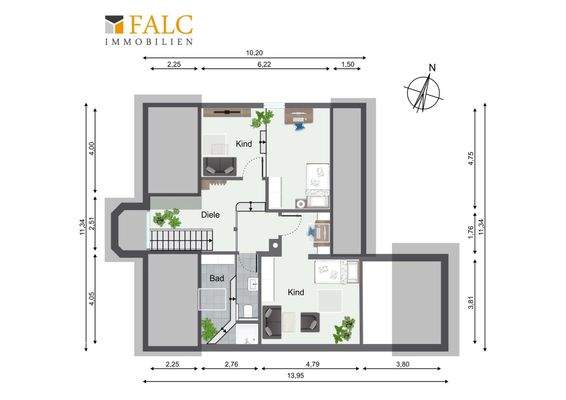Grundriss Dachgeschoss
