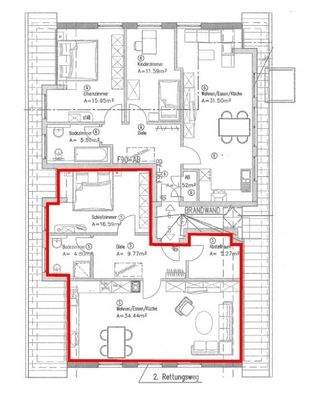 Grundriss Dachgeschoss