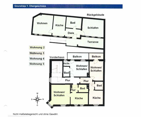 Grundriss 1.Obergeschoss