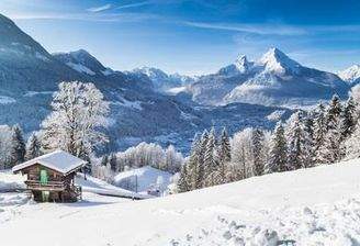 Schnee & Bergpanorama im Winter