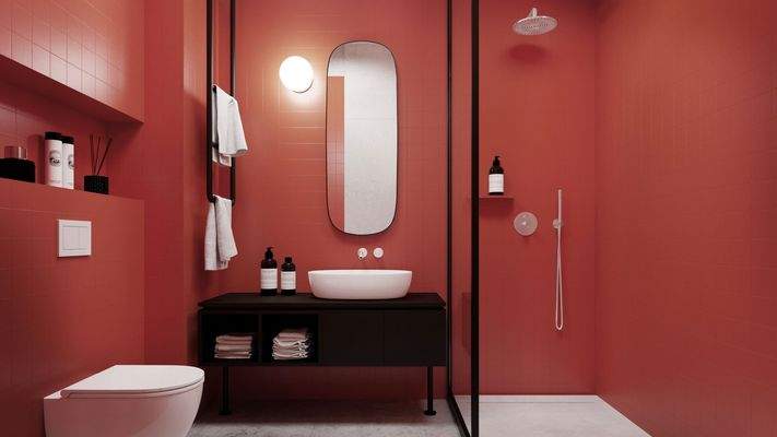 alternatives Badezimmerdesign