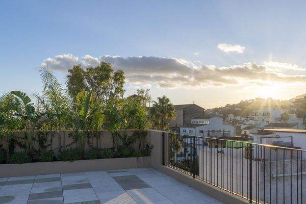 Blick von der Dachterrasse 