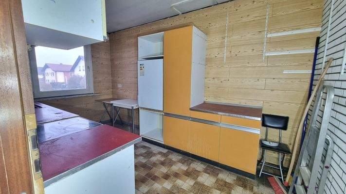 Küche mit Fenster nach Osten