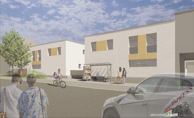 1 - RHA Wiener Straße - Straßenansicht