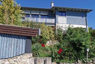 Blick auf die schöne Wohnung