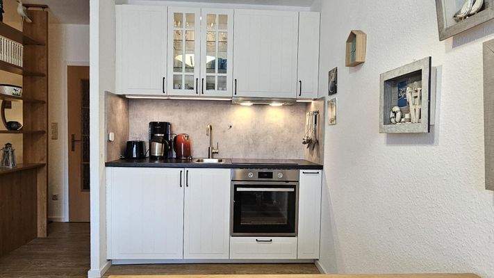 Küchenzeile im Wohnzimmer