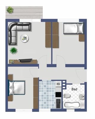 WE 7 - Grundriss