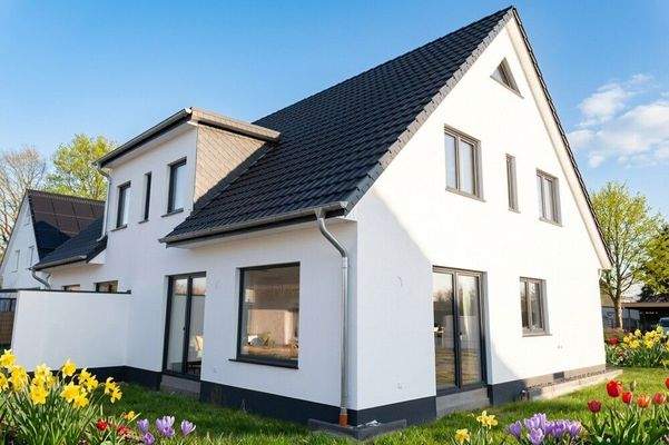 Modernes Einfamilienhaus Fassade