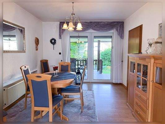 Essbereich im Erdgeschoss