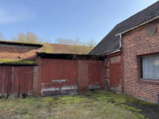 Fachwerkanbau am Haus