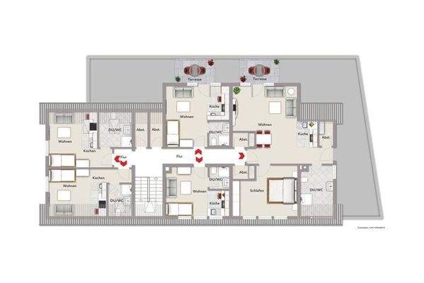 Grundriss Haus 2 - Dachgeschoss