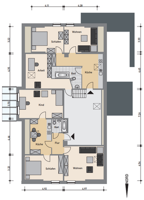 Grundriss Dachgeschoss