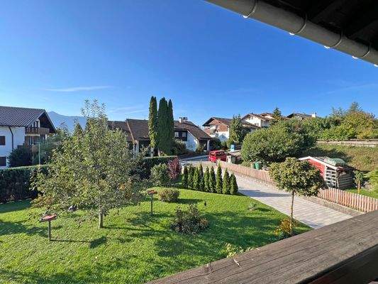 Ausblick vom Balkon