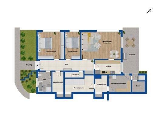 Grundriss Erdgeschoss