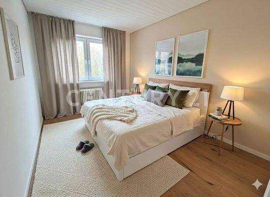 Schlafzimmer (Visualisierung)