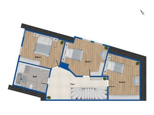 Grundriss Obergeschoss