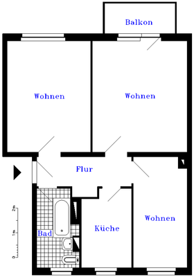 Wohnungsgrundriss