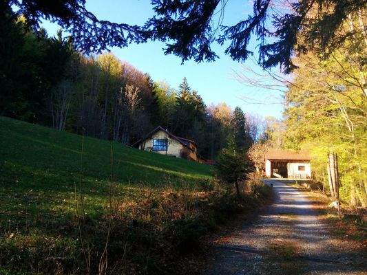 Haus Ansicht Zufahrt