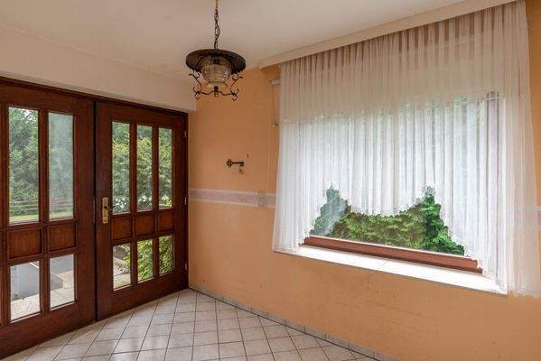 Windfang Hauseingang