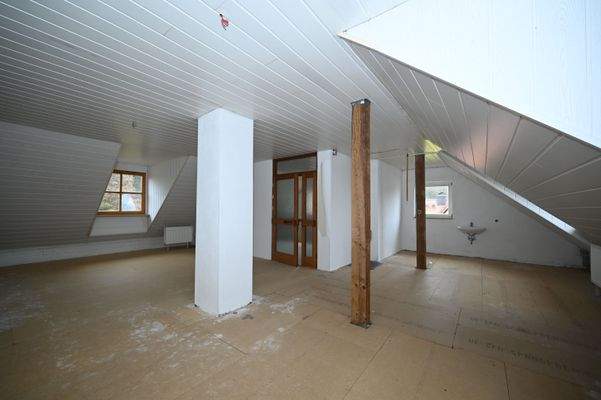 Ausgebaut bis unters Dach