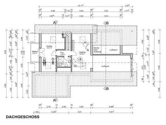 3480 geplanter Grundriss Dachgeschoss