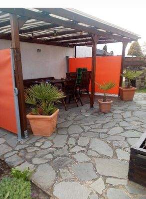 Blick auf das Grundstück