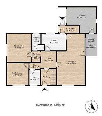 Erdgeschoss Bungalow