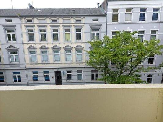 Blick vom kleinen Balkon