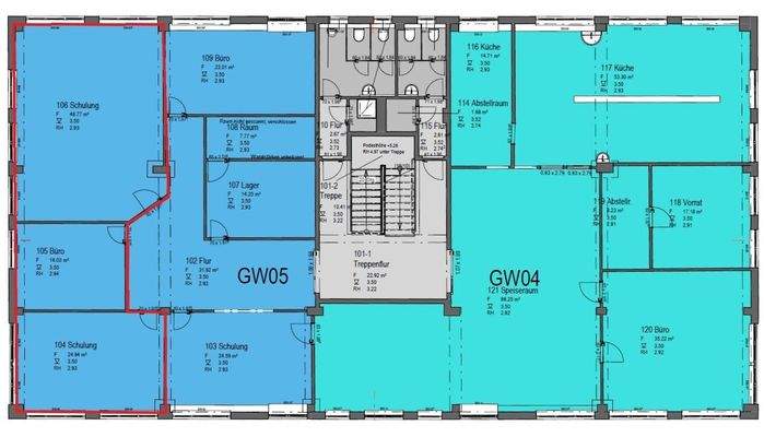 GR 1.OG UNTER-Mietfläche