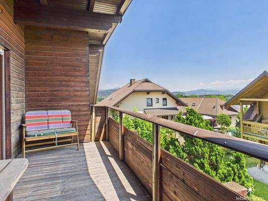 Balkon Südseite Richtung Westen