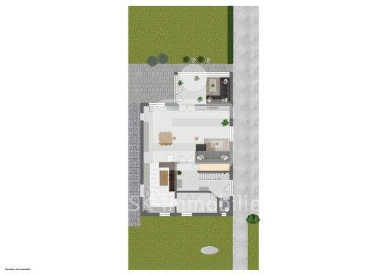 Erdgeschoss mit Außenbereich