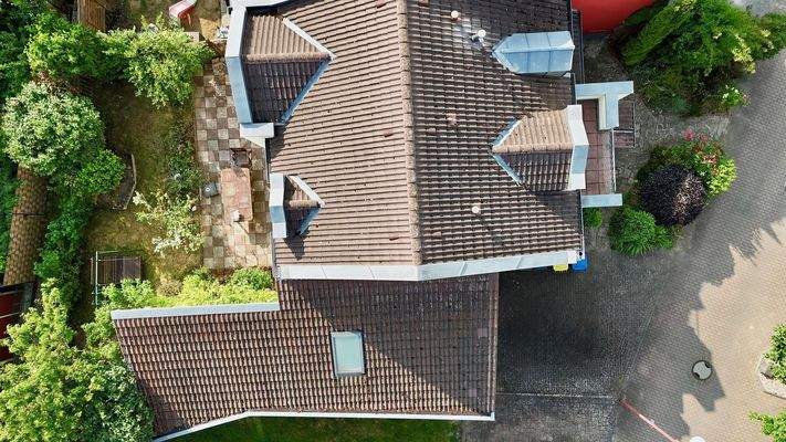 Immobilie aus Vogelperspektive