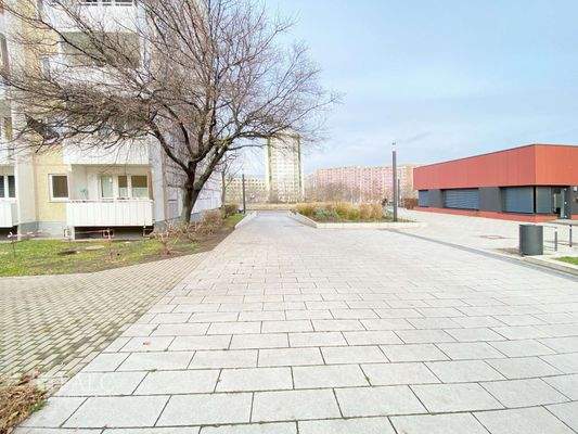 Anfahrt von der Straße