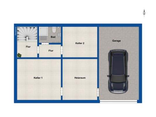 Grundriss Kellergeschoss