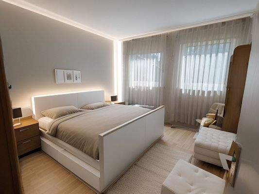 Schlafzimmer homestaging