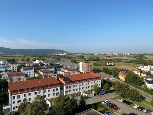 Ausblick Wohnzimmer Süden