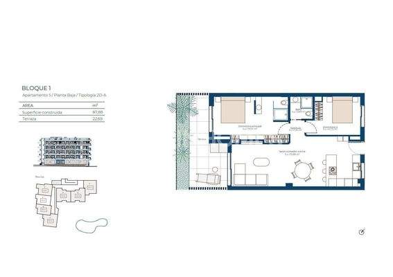 Golf Flats with Shared Pool and Garden in Murcia