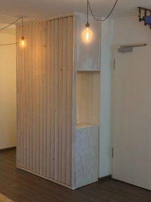 Raumteiler gegen Abstand