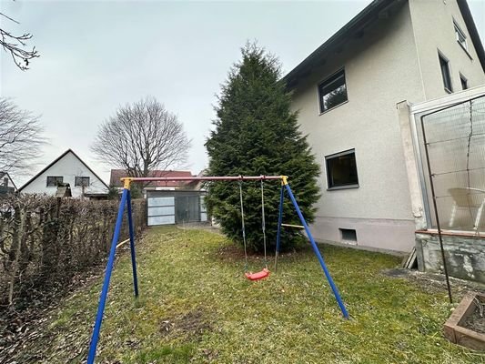 Garten hinter dem Haus 