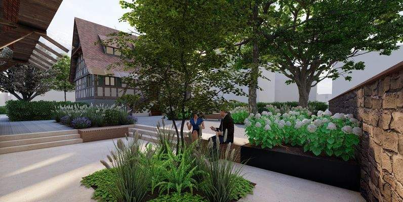 Mögliche Ansicht Innenhof 