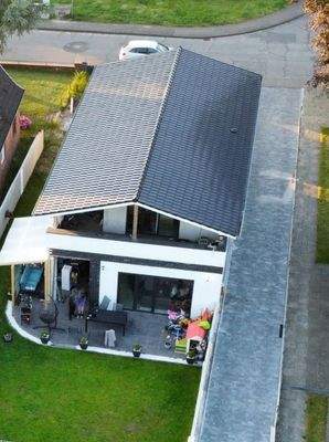 Hausansicht von oben