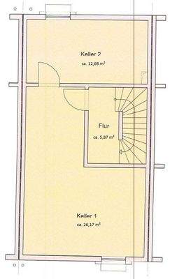 Grundriss Keller