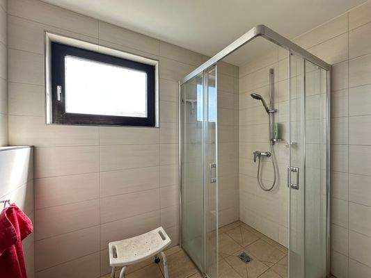 Modernes Tageslichtbad mit Dusche